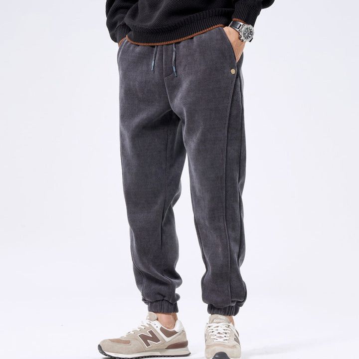 Jogger in ribfluweel - Leandro