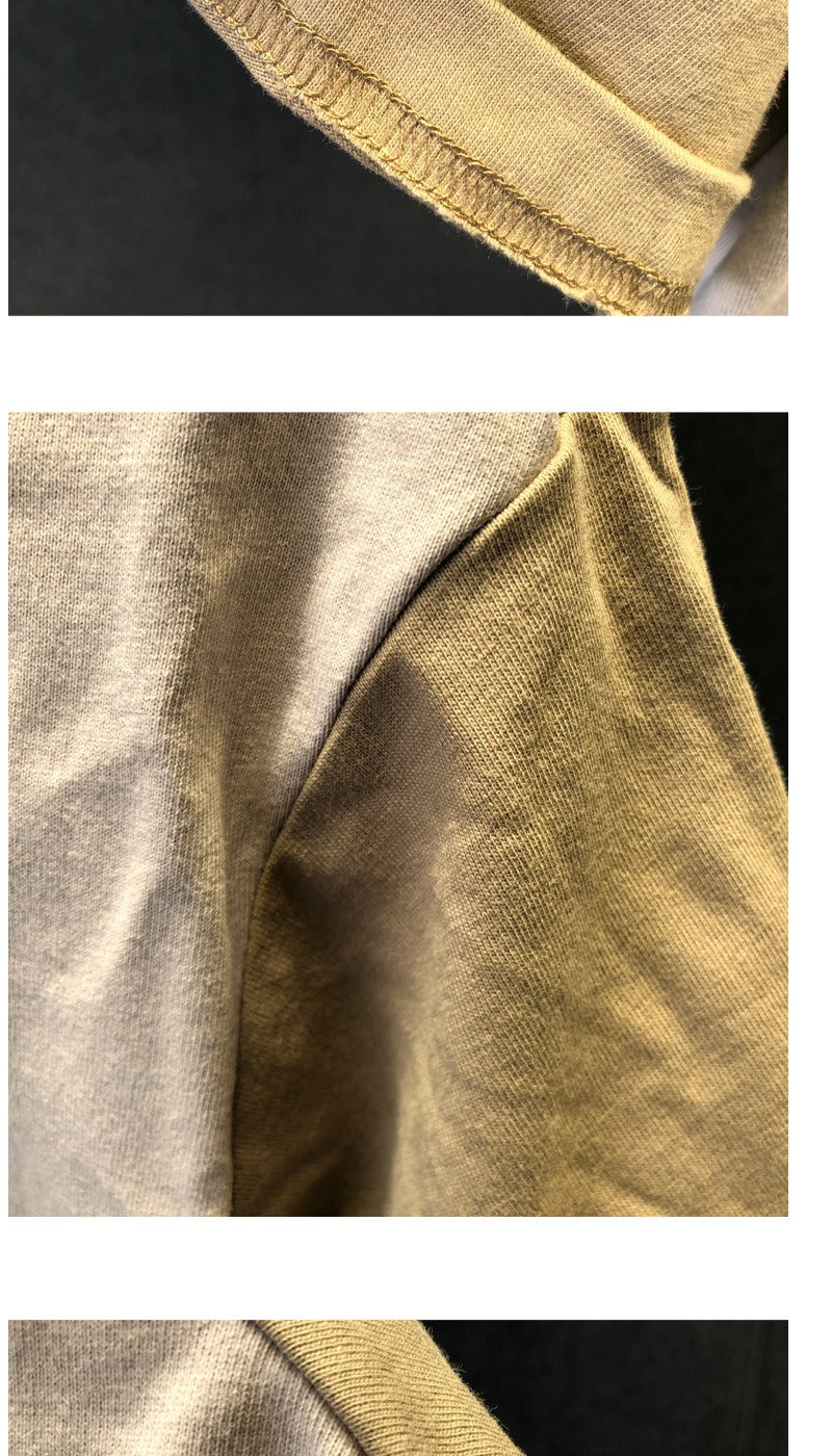 Katoenen T-shirt voor heren met minimalistische print in urban stijl - Damián