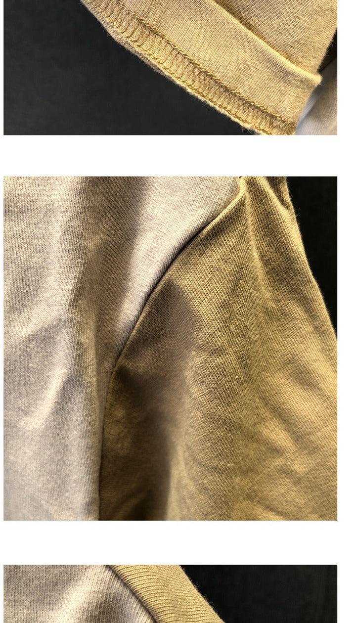 Katoenen T-shirt voor heren met minimalistische print in urban stijl - Damián