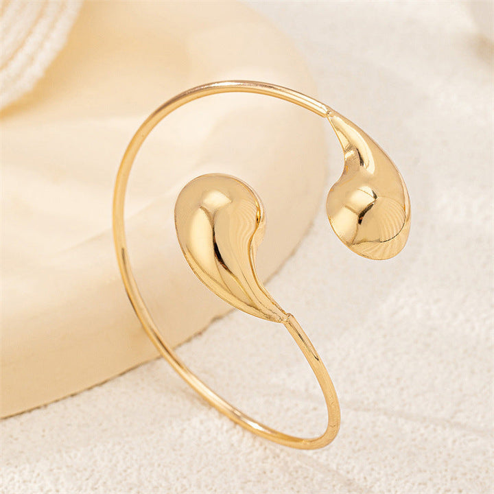 Minimalistische damesarmband met glinsterende druppel - Lunaria