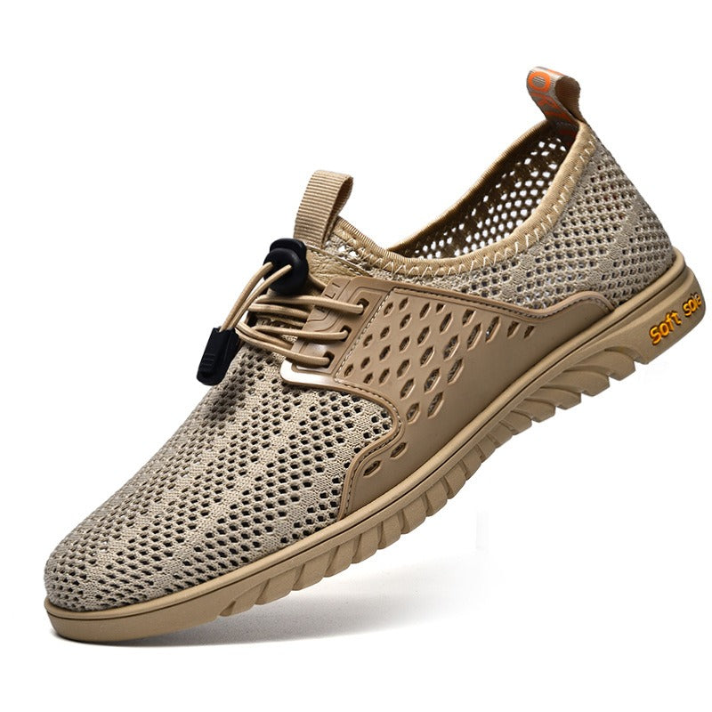 Ademende herentrainers van mesh lichtgewicht stijl - Damien