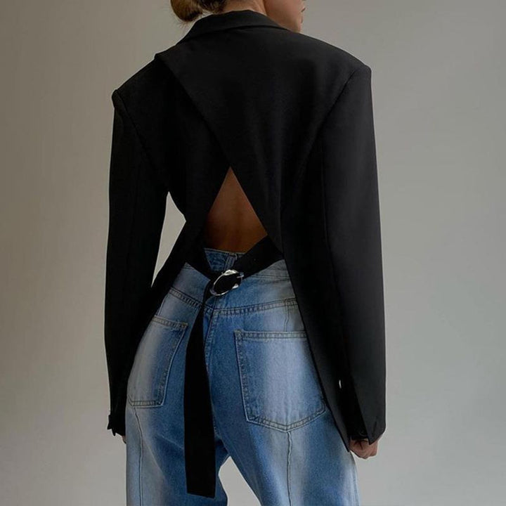 Blazer zonder rugpand voor dames - Carlotta
