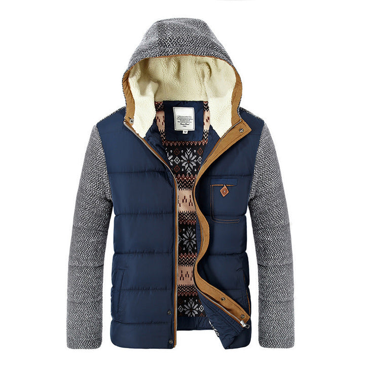 Herfst gewatteerd jack met capuchon - Alaric