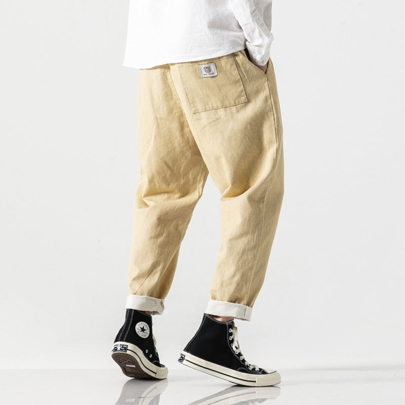 Losse denim herenbroek - Enzo