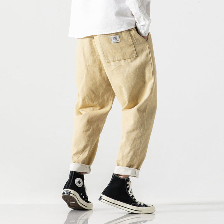 Losse denim herenbroek - Enzo