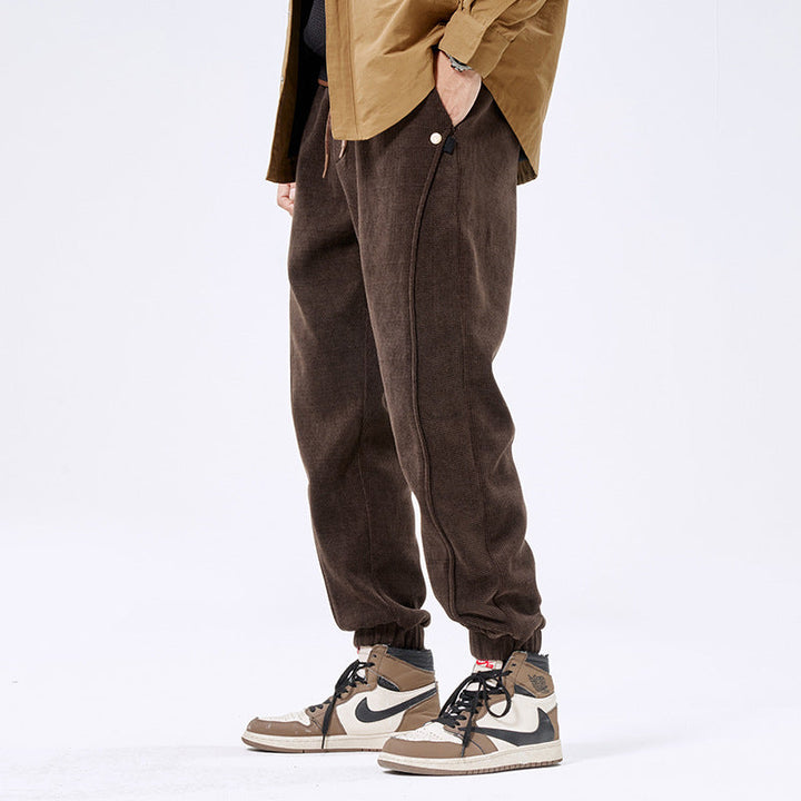 Jogger in ribfluweel - Leandro