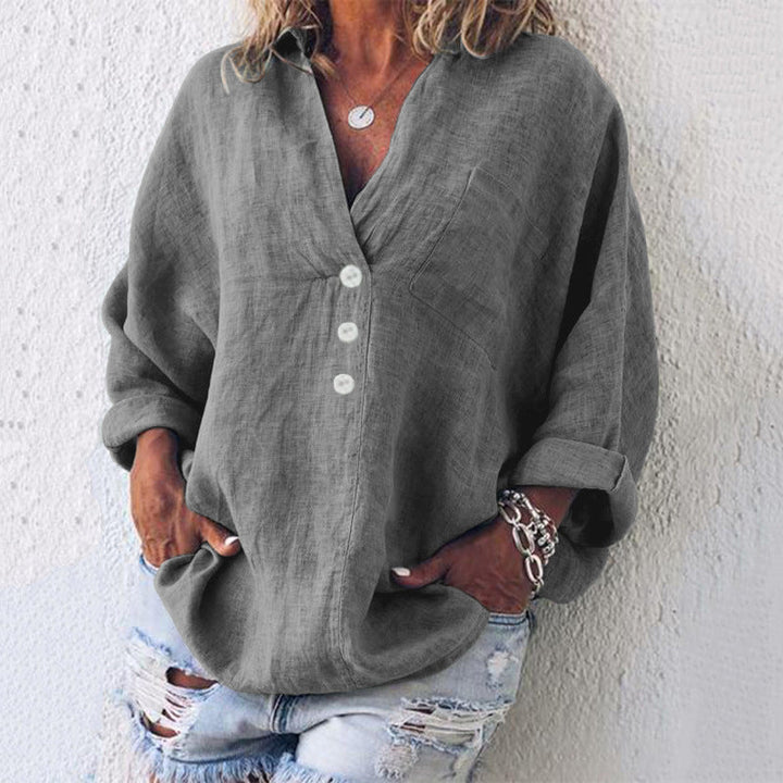 Maya - Elegant linnen overhemd