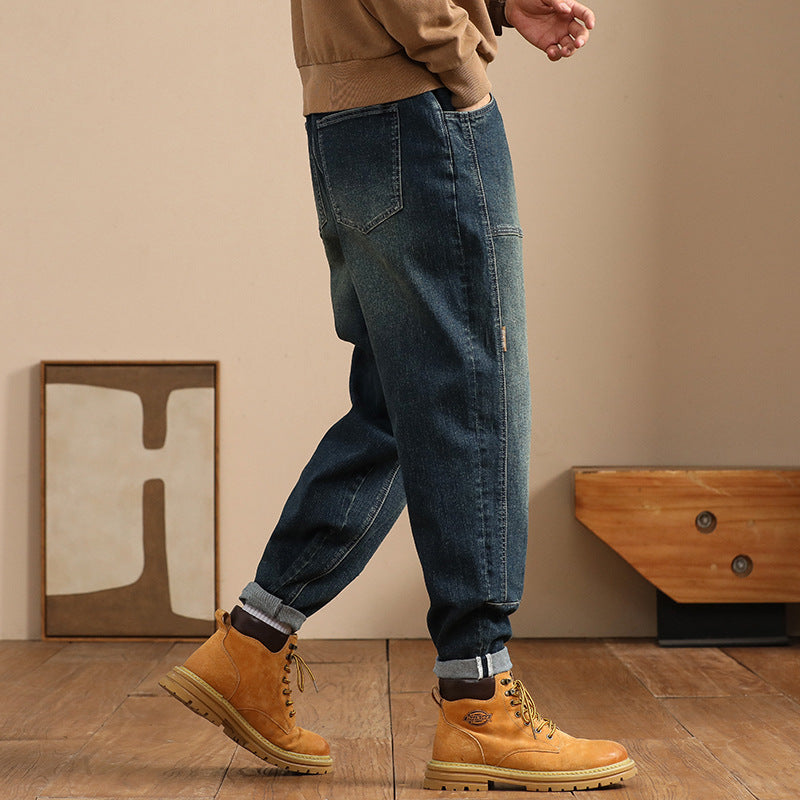 Lange denim herenbroek - Adrien