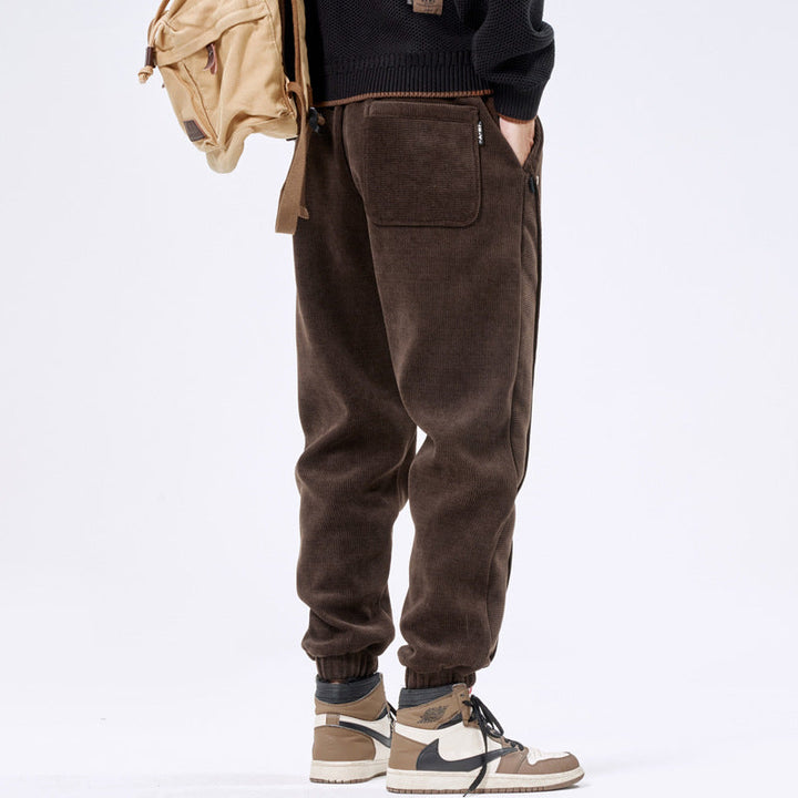 Jogger in ribfluweel - Leandro