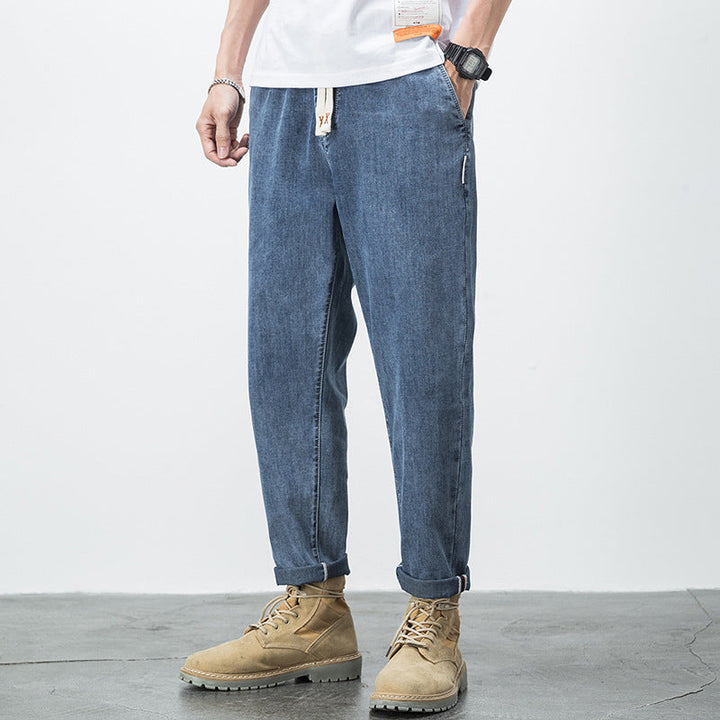 Rechte denim herenbroek - Leonidas