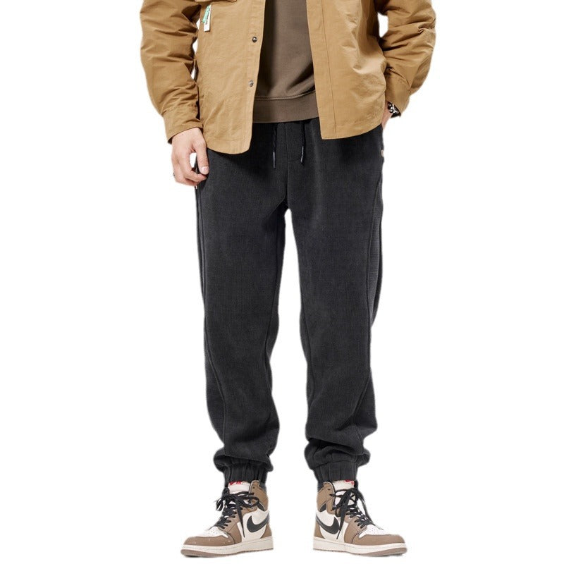 Jogger in ribfluweel - Leandro