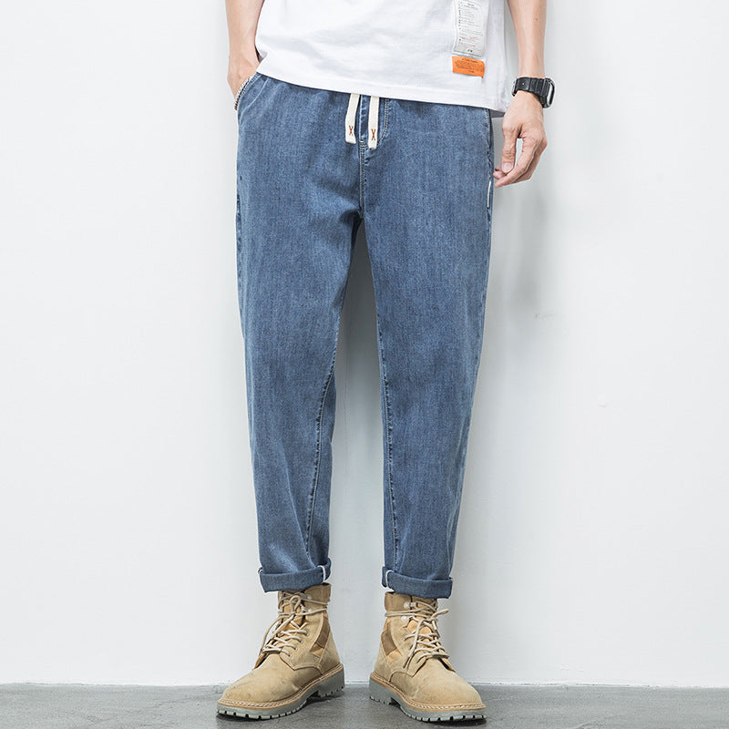 Rechte denim herenbroek - Leonidas