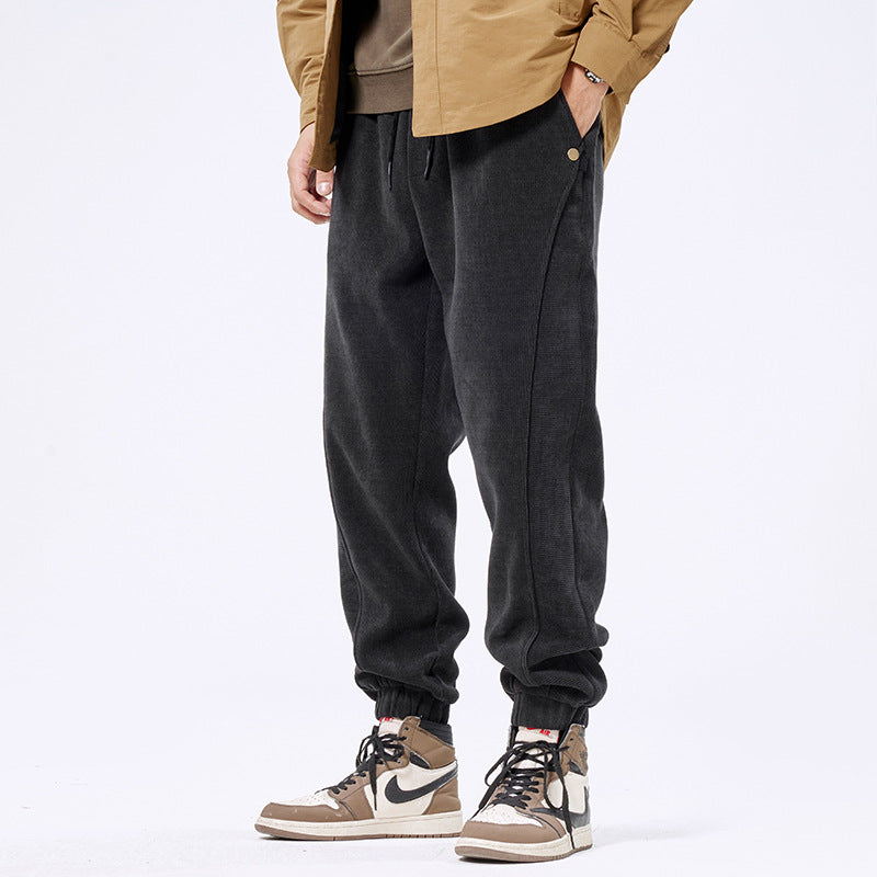 Jogger in ribfluweel - Leandro