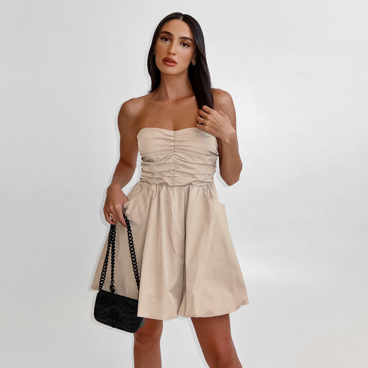 Denise - Tube Top Dress Vrouwelijke Mode Taille