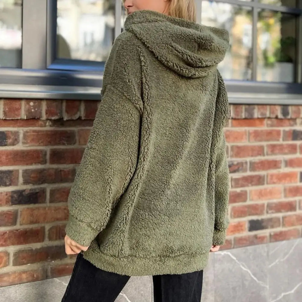 RACHEL - Modieuze pluche hoodie