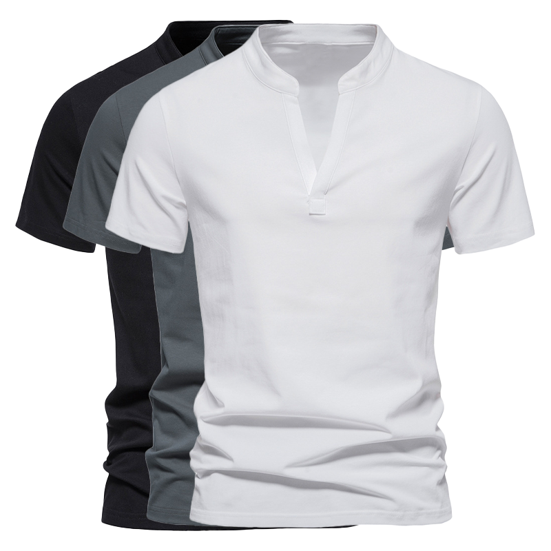 Recon - Henley Katoenen T-Shirt