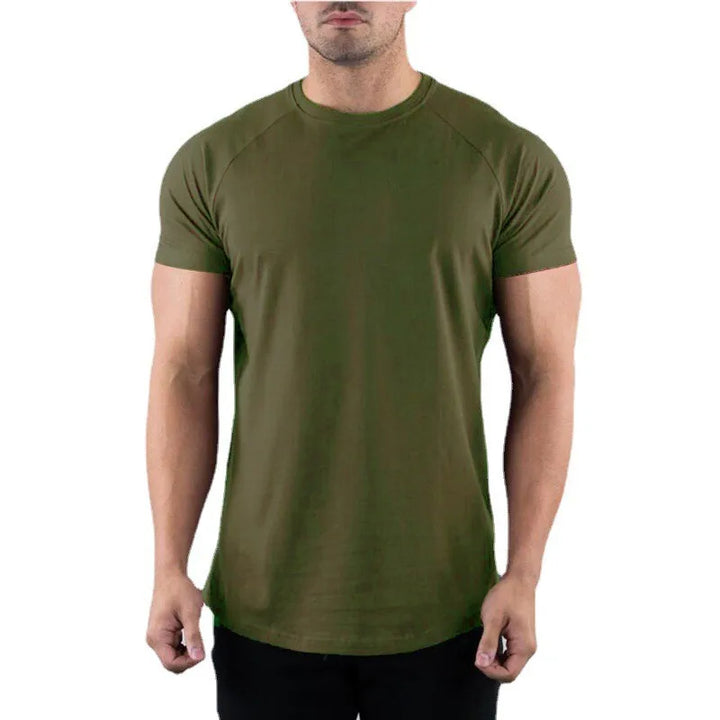 Slim fit T-shirt voor heren - Comfortabel - Ronde hals