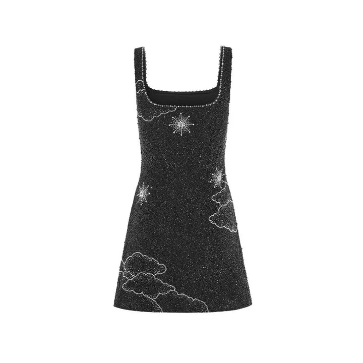 Torri - Mini jurk met pailletten en bandjes