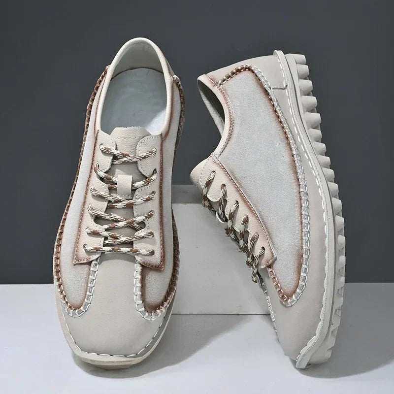 Gepatchte leren schoenen - Robert