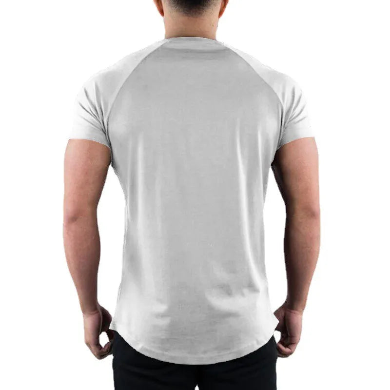 Slim fit T-shirt voor heren - Comfortabel - Ronde hals