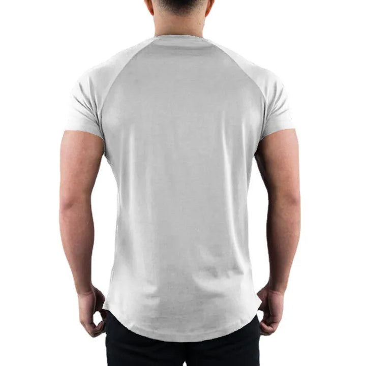 Slim fit T-shirt voor heren - Comfortabel - Ronde hals