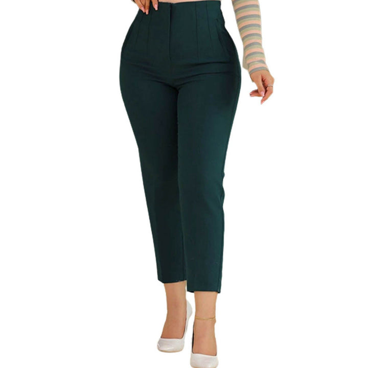 Allegra broek - damesbroek met hoge taille en slim-fit pasvorm voor een elegante look