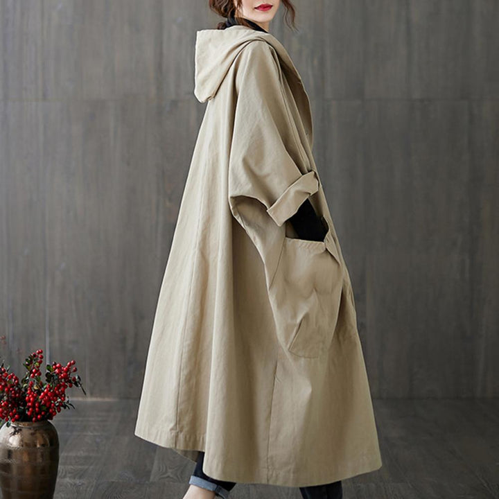 Lety - Comfortabele trenchcoat in gabardine