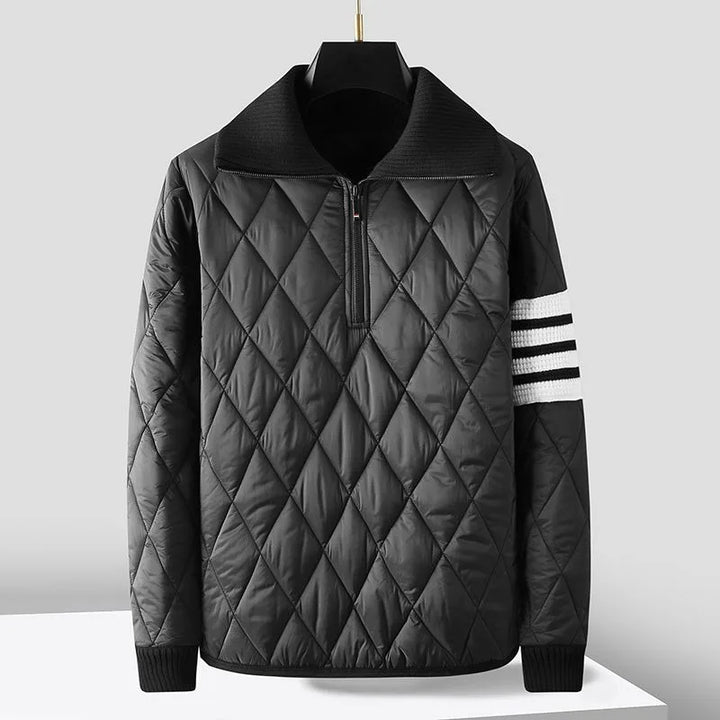 Gewatteerd heren sweatshirt met rits - Adam