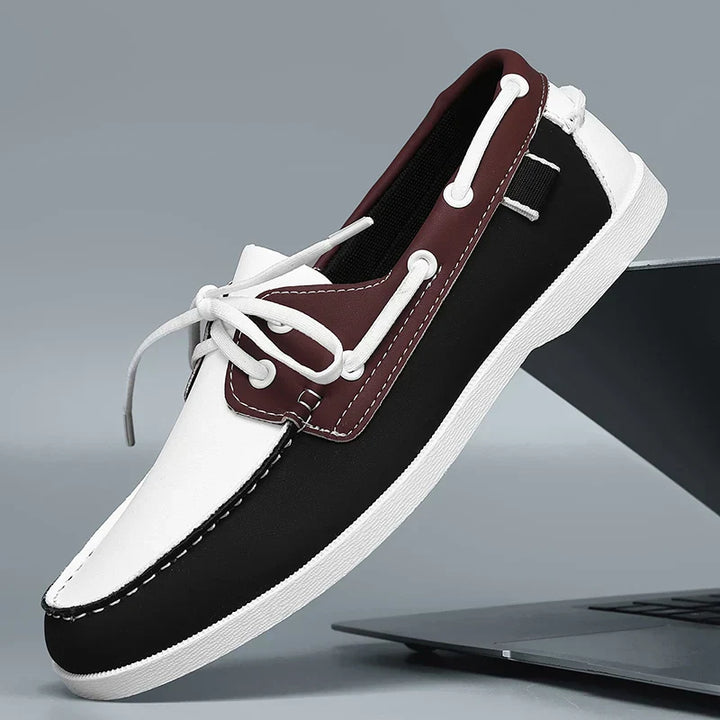 Leren bootschoen - Leno