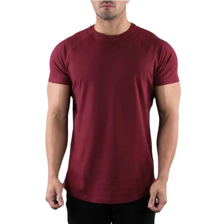 Slim fit T-shirt voor heren - Comfortabel - Ronde hals