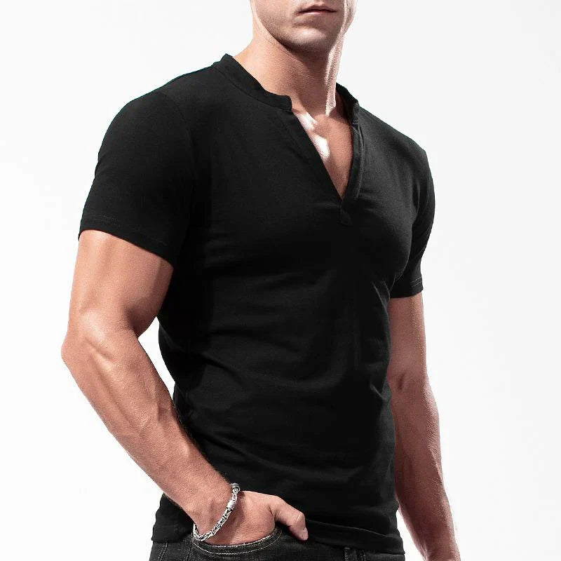 Recon - Henley Katoenen T-Shirt