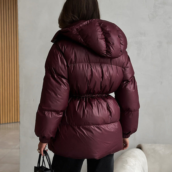 Gewatteerde damesjas met verstelbare capuchon - Elissea