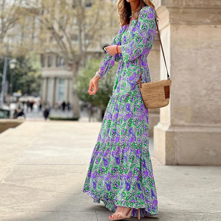 Amara Boheemse Paisley Maxi Dress