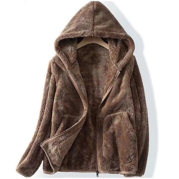 Oversized fleece sweatshirt met capuchon - Norah