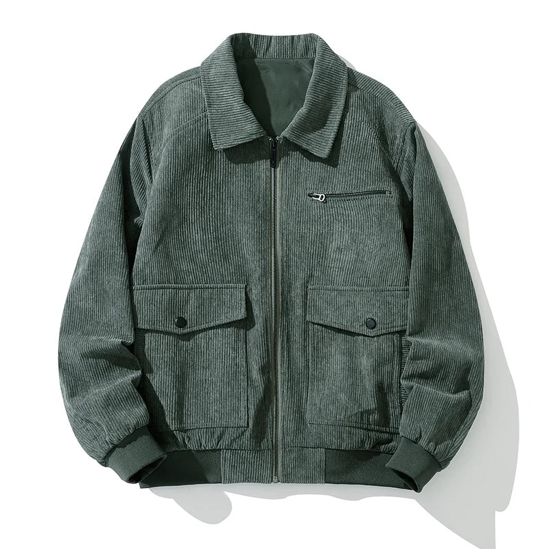 Corduroy jas met rits - Henry
