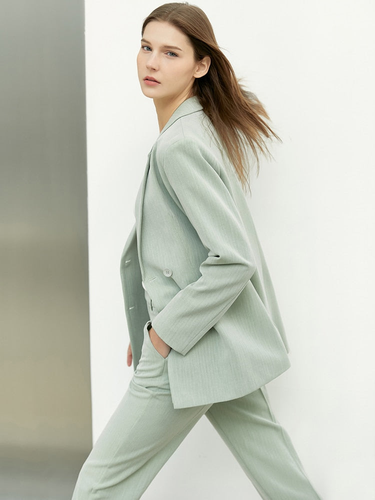 Jena - Casual kanten blazer jumpsuit