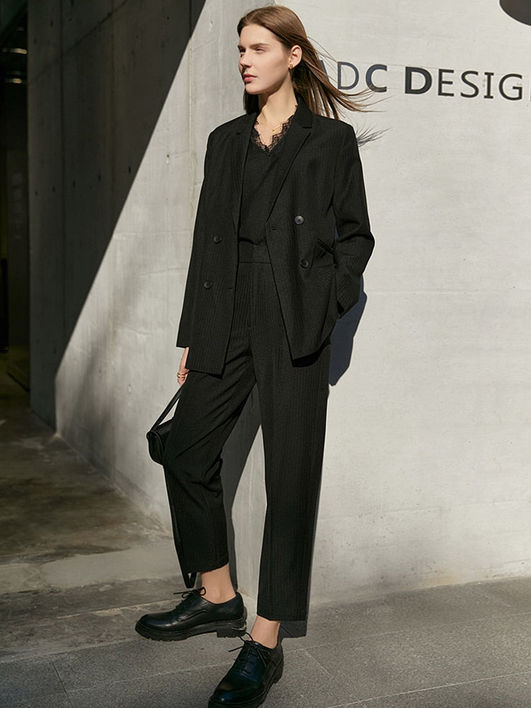 Jena - Casual kanten blazer jumpsuit