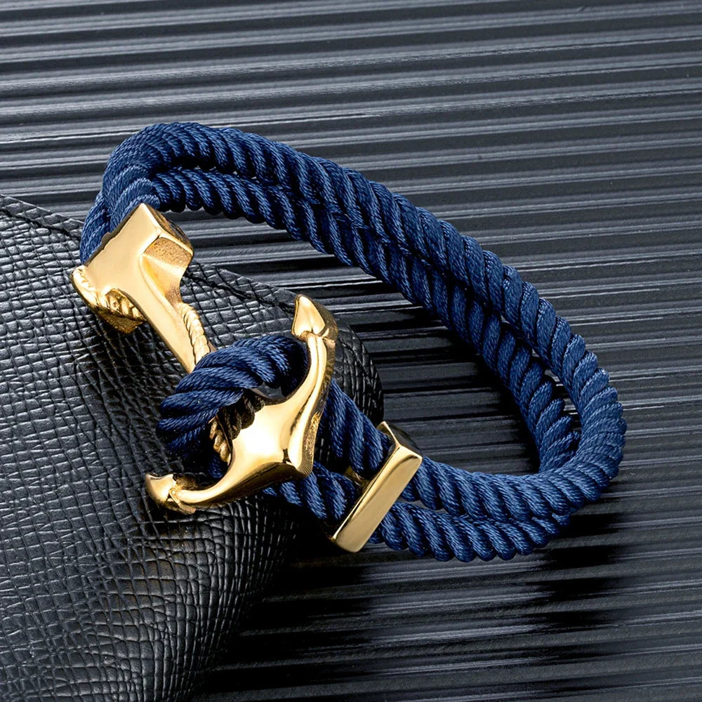 Anker Down Touw Armband