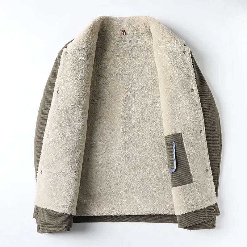 Heren fleece vest met kraag - Olivier