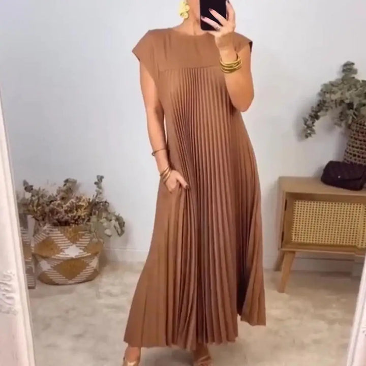 Rachel - Basic jurk met korte mouwen