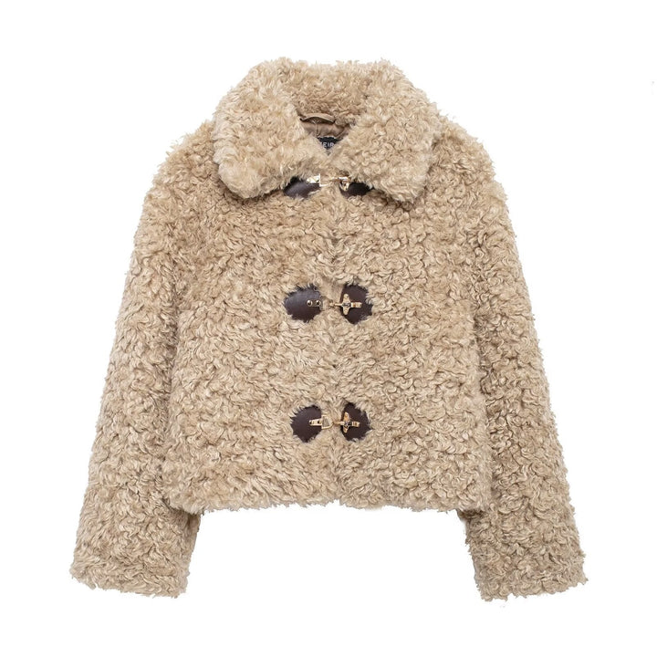 Dames teddyjas met gespsluiting - Keren