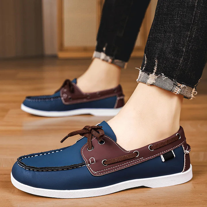 Leren bootschoen - Leno