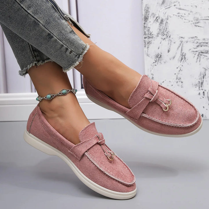 Suède loafer met kwastjes - Wendy