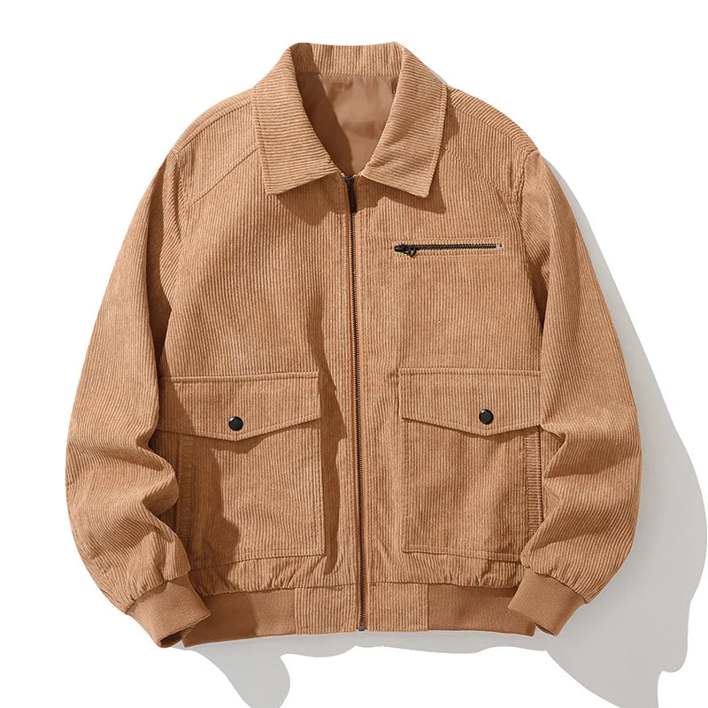 Corduroy jas met rits - Henry