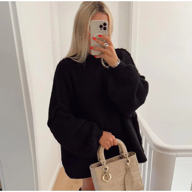 Annie oversized gebreide trui