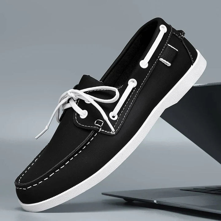 Leren bootschoen - Leno