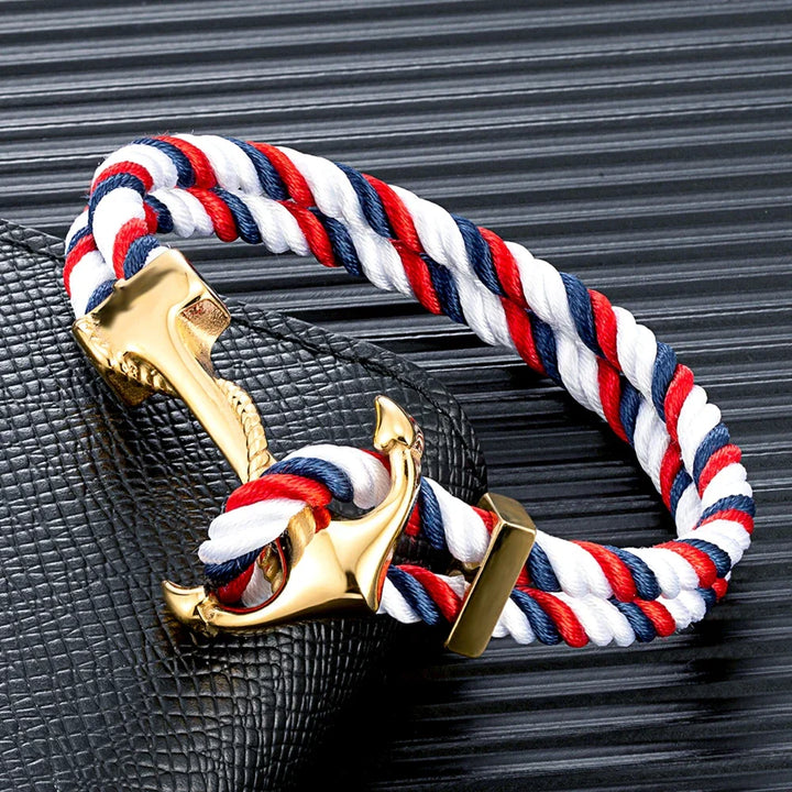 Anker Down Touw Armband