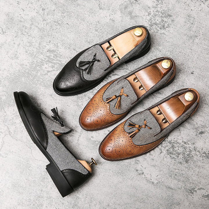 Elegante Italiaanse geklede schoenen Vermillon