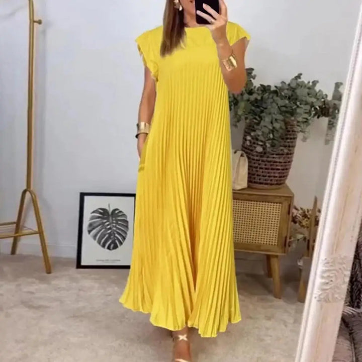 Rachel - Basic jurk met korte mouwen