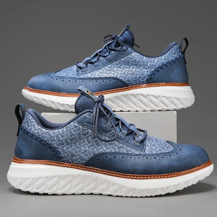 Leren gestikte schoenen - Efialtes